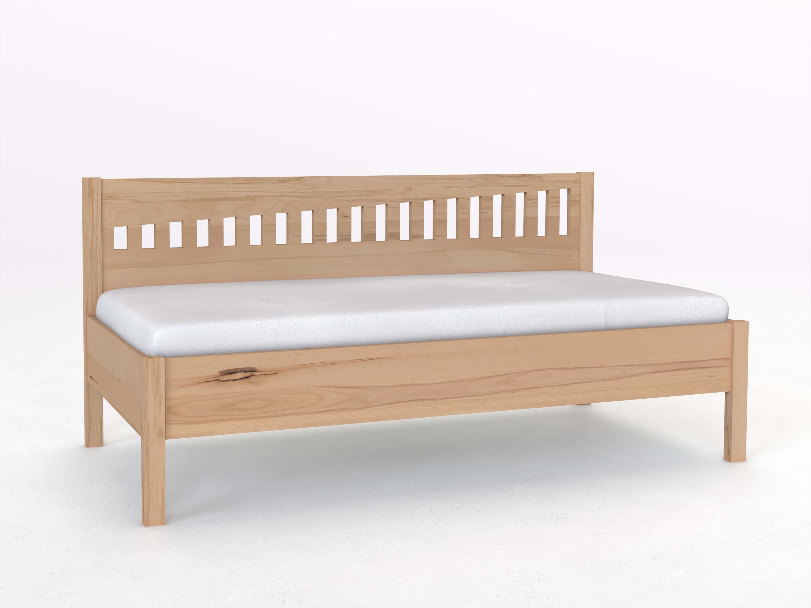 Sofabett „Stefanie“ aus Buche in den Maßen 90 x 200 cm - ohne Armlehne