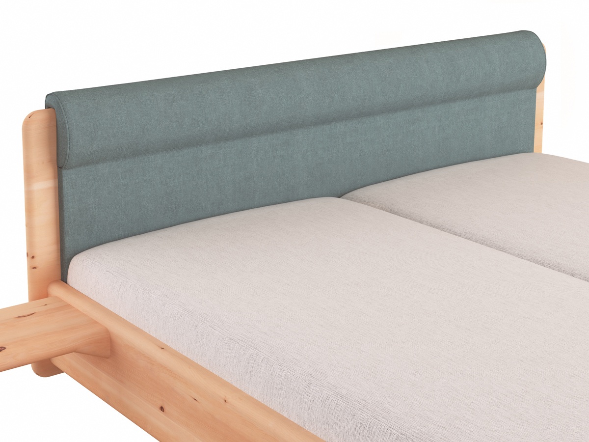 Stoffkopfteil „Charlotte", Ausführung rund mit Nackenstütze, für das LaModula Bett