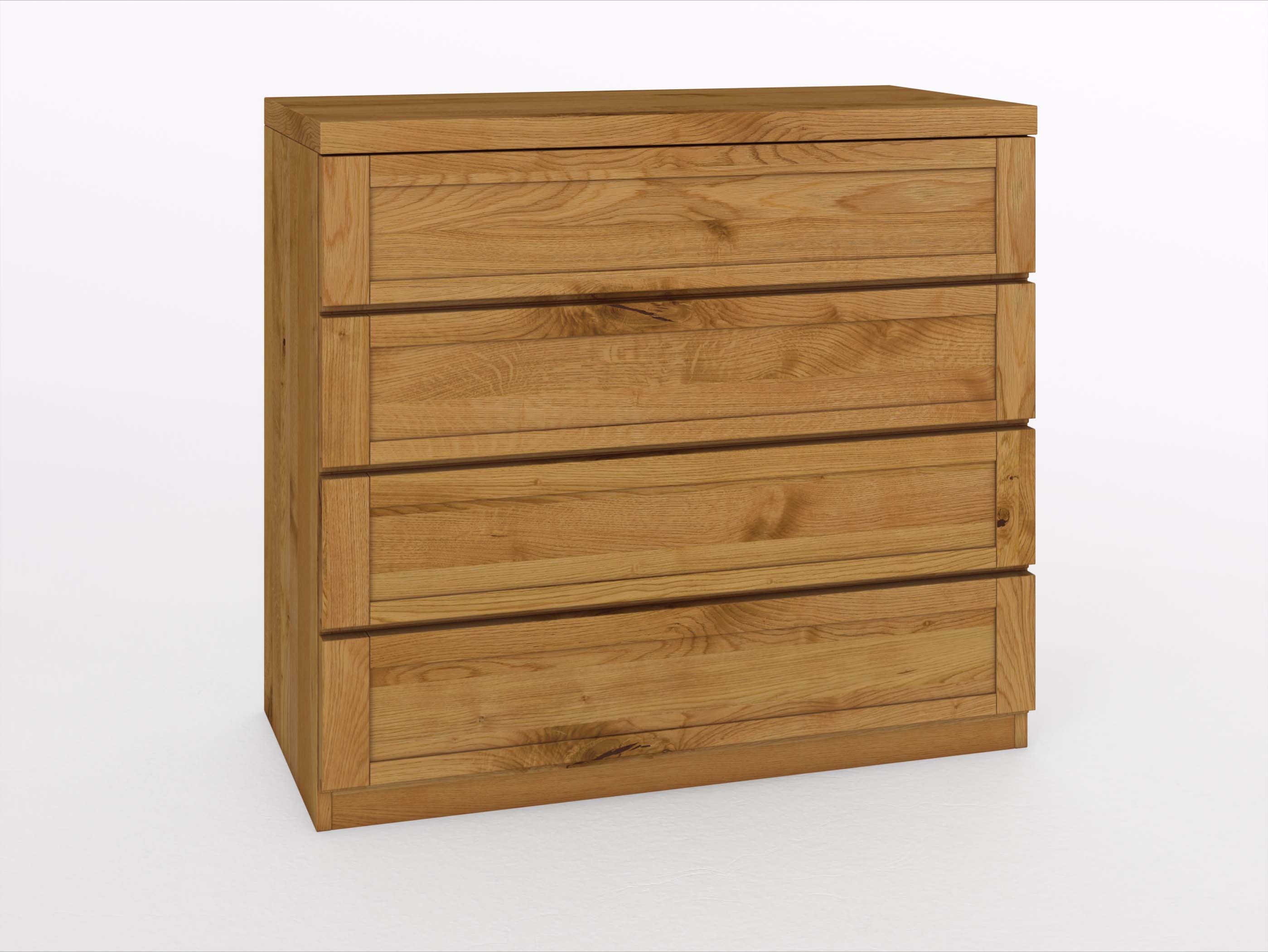 Wildeichenkommode "Susanne" 100 cm