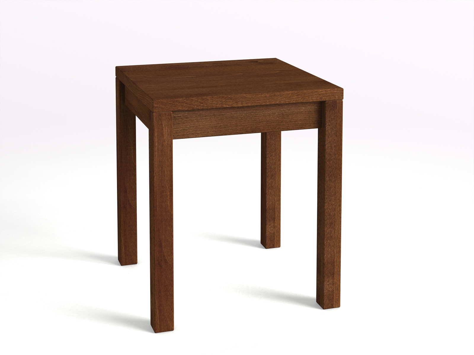 Nachttisch Buche Dunkel „Sven“ in Komforthöhe, ohne Lade