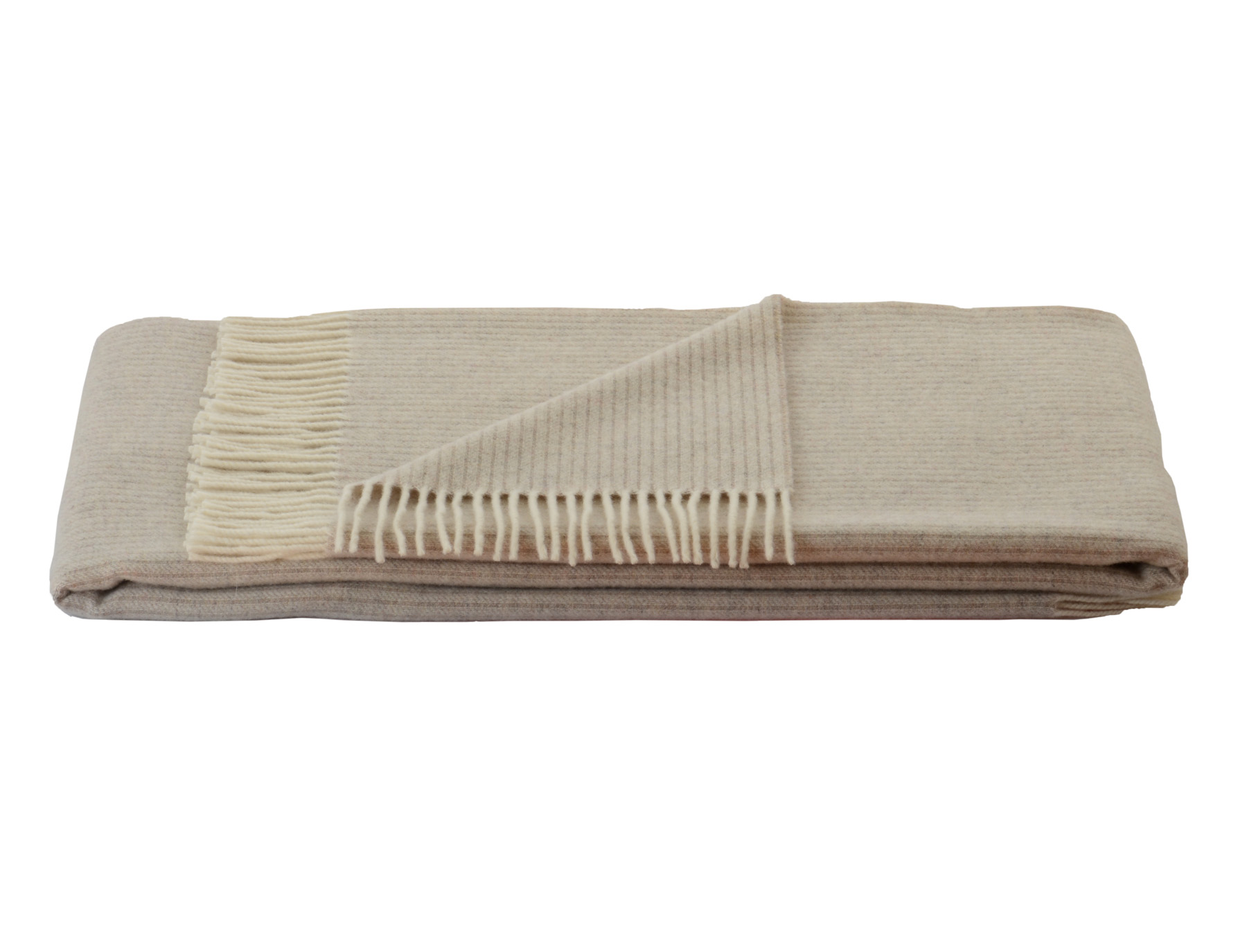 Lammwolldecke "Luzia" beige