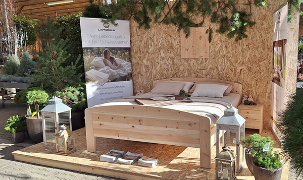 Weihnachtszauber mit Zirbenbett