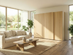 Kleiderschrank Eiche Hell Massivholz