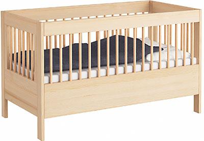 Gitterbett Babybett massiv in Esche