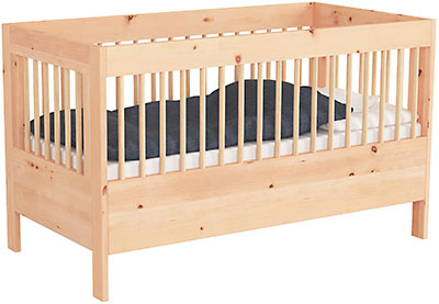 Gitterbett Babybett „Paula“ aus Zirbe