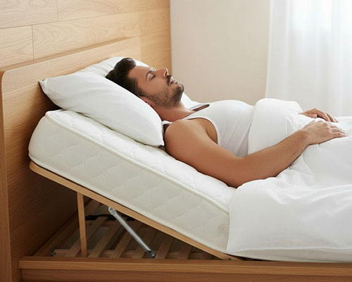 Erhöht liegen bei Schnarchen