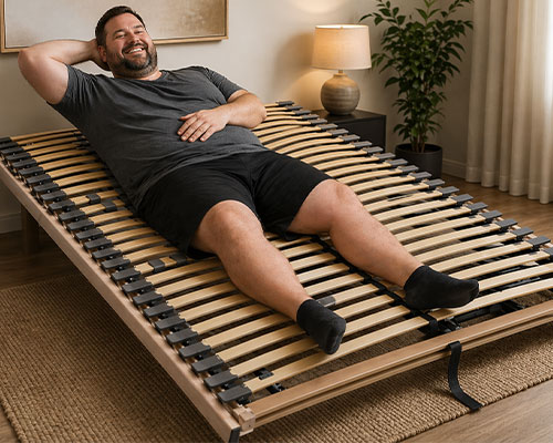 Stabiler Lattenrost für Schwergewichtige