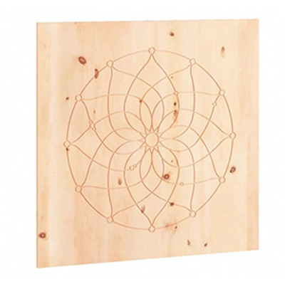 Wandbild aus Zirbe