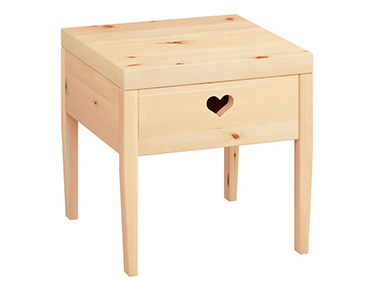 Zirbennachttisch 