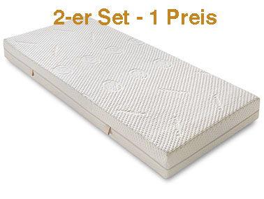 2 x Bio-Kaltschaummatratzen "Franz"