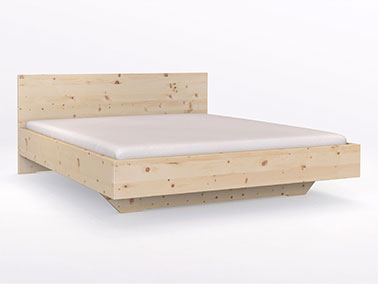 Zirbenbett "Lukas" 200 cm breit