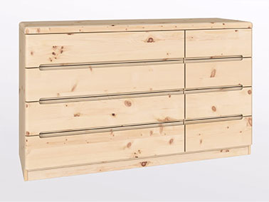Zirbenkommode "Marlon" 150 cm breit