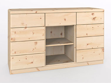 Zirbenkommode "Nora" 150 cm breit