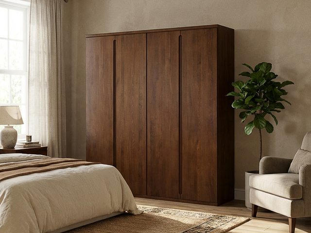 Schlafzimmer Buche dunkel mit Bett "Clara"