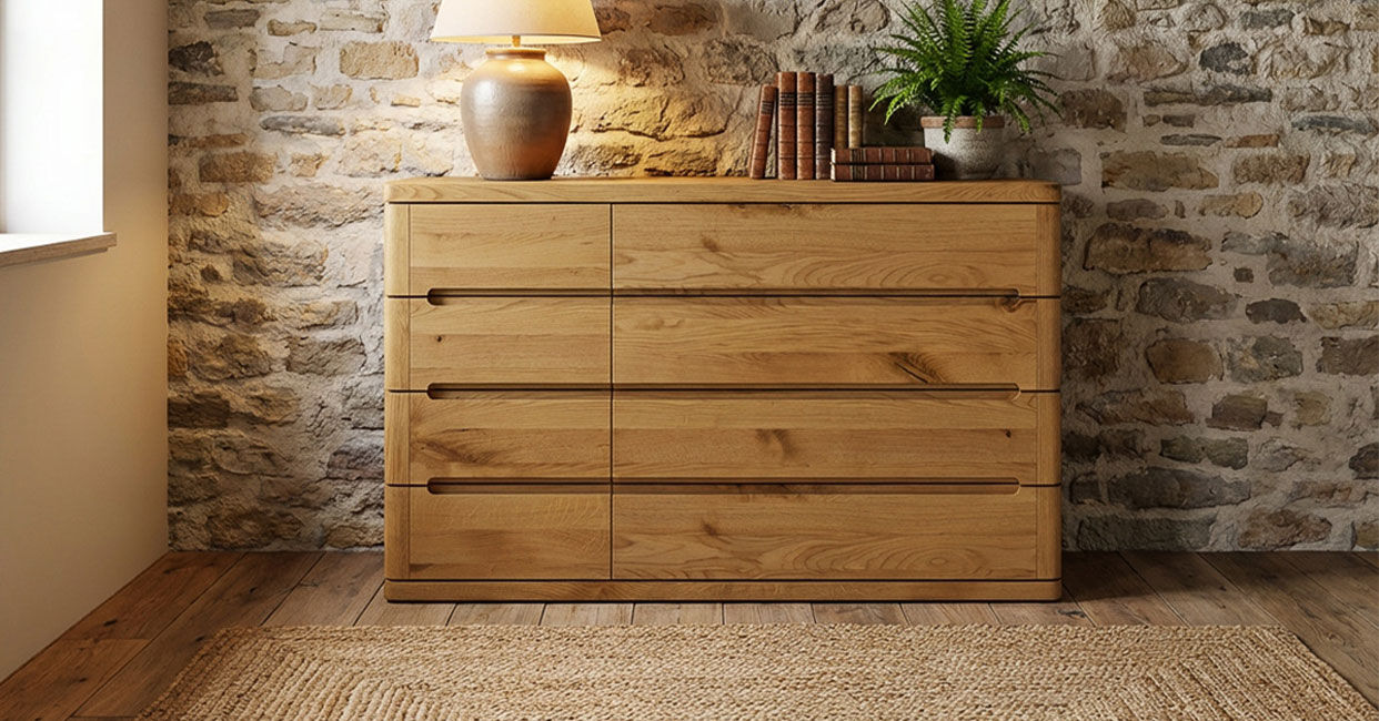 Kommode Massivholz » Kommoden aus Holz [nur Echtholz]