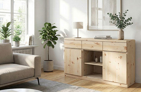 Zirbenkommode 150 cm breit