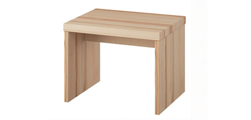 Nachttisch Holz ohne Lade